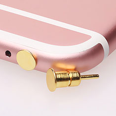 3.5mm Anti Dust Cap Earphone Jack Plug Cover Protector Plugy Stopper Universal D03 for Samsung Z1 Z130H Gold