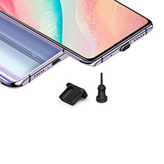 Anti Dust Cap Micro USB-B Plug Cover Protector Plugy Android Universal H02 for Samsung Galaxy C7 SM-C7000 Black