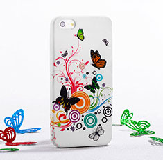 Butterfly Silicone Gel Soft Case for Apple iPhone 5 Green
