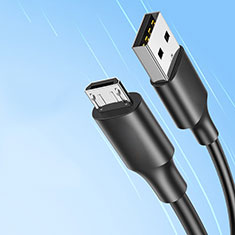 Charger Micro USB Data Cable Charging Cord Android Universal 2A H03 for Apple iPhone 15 Pro Black