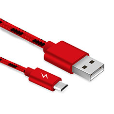 Charger Micro USB Data Cable Charging Cord Android Universal A03 for Oppo Find N2 Flip 5G Red