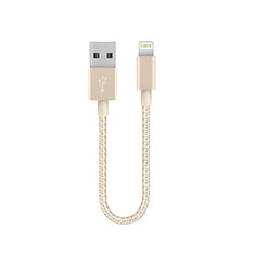 Charger USB Data Cable Charging Cord 15cm S01 for Apple iPad New Air (2019) Gold