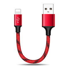 Charger USB Data Cable Charging Cord 25cm S03 for Apple iPad Pro 10.5 Red
