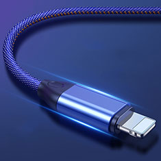 Charger USB Data Cable Charging Cord C04 for Apple iPhone 5 Blue