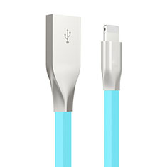 Charger USB Data Cable Charging Cord C05 for Apple iPhone 5S Sky Blue