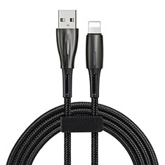 Charger USB Data Cable Charging Cord D02 for Apple iPhone 12 Max Black
