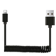 Charger USB Data Cable Charging Cord D08 for Apple iPhone Xs Max Black