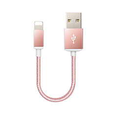 Charger USB Data Cable Charging Cord D18 for Apple iPhone Xs Max Rose Gold