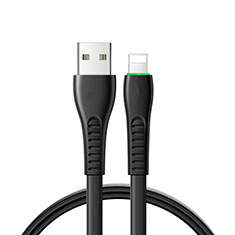 Charger USB Data Cable Charging Cord D20 for Apple iPhone 7 Black