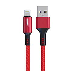 Charger USB Data Cable Charging Cord D21 for Apple iPad 10.2 (2020) Red