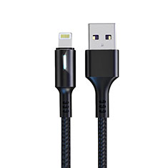 Charger USB Data Cable Charging Cord D21 for Apple iPhone 11 Black