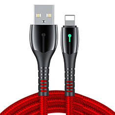 Charger USB Data Cable Charging Cord D23 for Apple iPad New Air (2019) Red