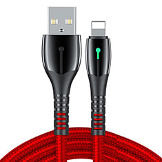 Charger USB Data Cable Charging Cord D23 for Apple iPhone 12 Max Red