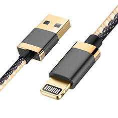 Charger USB Data Cable Charging Cord D24 for Apple iPad 4 Black