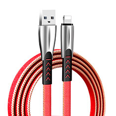 Charger USB Data Cable Charging Cord D25 for Apple iPhone 11 Red