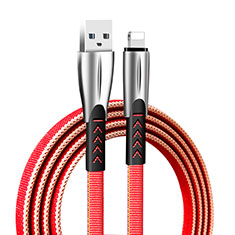 Charger USB Data Cable Charging Cord D25 for Apple New iPad Air 10.9 (2020) Red