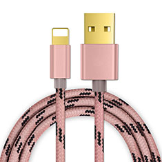 Charger USB Data Cable Charging Cord L01 for Apple iPhone Xs Max Rose Gold