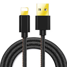 Charger USB Data Cable Charging Cord L04 for Apple iPad 4 Black