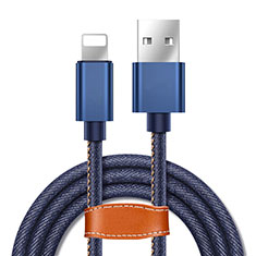 Charger USB Data Cable Charging Cord L04 for Apple iPad Air 10.9 (2020) Blue