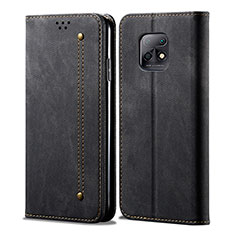 Cloth Case Stands Flip Cover B01S for Xiaomi Redmi 10X Pro 5G Black