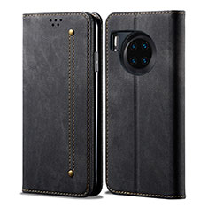 Cloth Case Stands Flip Cover for Huawei Nova 8i Black