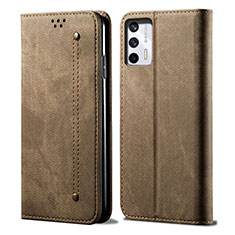 Cloth Case Stands Flip Cover for Realme GT Neo 2T 5G Khaki