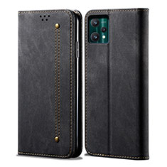 Cloth Case Stands Flip Cover for Realme Q5 5G Black