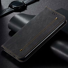 Cloth Case Stands Flip Cover for Vivo S1 Pro Black
