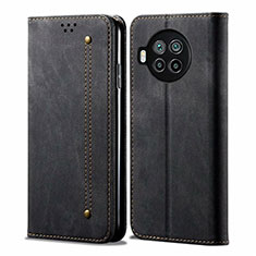 Cloth Case Stands Flip Cover for Xiaomi Mi 10i 5G Black