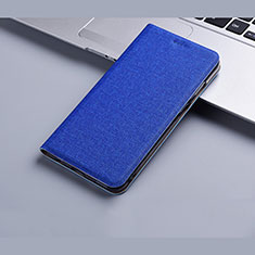 Cloth Case Stands Flip Cover H01 for Apple iPhone 13 Blue