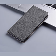 Cloth Case Stands Flip Cover H01 for Apple iPhone 13 Gray