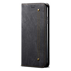 Cloth Case Stands Flip Cover H01 for Huawei Nova 7 SE 5G Black
