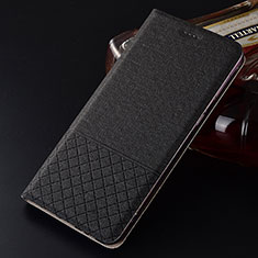 Cloth Case Stands Flip Cover H01 for Oppo K1 Black
