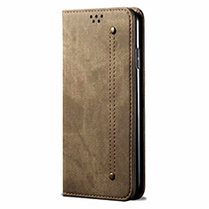 Cloth Case Stands Flip Cover H01 for Oppo Reno3 Orange