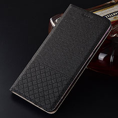 Cloth Case Stands Flip Cover H01 for Oppo RX17 Neo Black