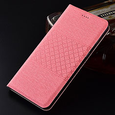 Cloth Case Stands Flip Cover H01 for Oppo RX17 Pro Pink