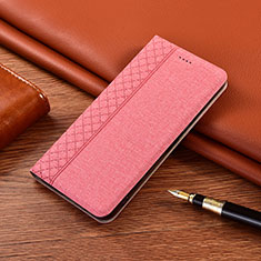 Cloth Case Stands Flip Cover H02 for Apple iPhone 13 Mini Pink