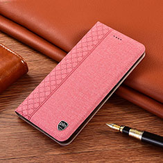 Cloth Case Stands Flip Cover H12P for Sony Xperia 10 IV SO-52C Pink