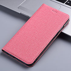 Cloth Case Stands Flip Cover H13P for Xiaomi Mi 10i 5G Pink