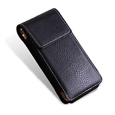 Crocodile Leather Case Flip Cover for Samsung W(2016) Black