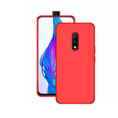 Custodia Silicone Ultra Sottile Morbida Cover S02 per Oppo Realme X Rosso