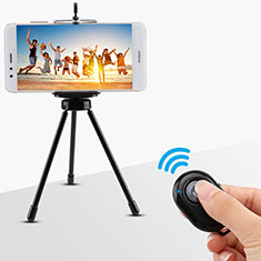 Extendable Folding Handheld Selfie Stick Tripod Bluetooth Remote Shutter Universal S26 for Samsung S5750 Wave 575 Black