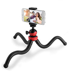 Extendable Folding Handheld Selfie Stick Tripod Bluetooth Remote Shutter Universal T01 for Oppo A54 5G Black