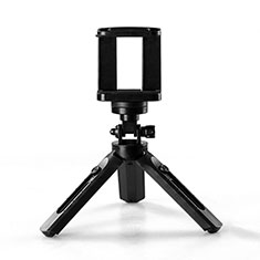 Extendable Folding Handheld Selfie Stick Tripod Bluetooth Remote Shutter Universal T02 for Sony Xperia T3 Black