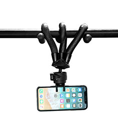 Extendable Folding Handheld Selfie Stick Tripod Bluetooth Remote Shutter Universal T03 for Oppo A74 5G Black