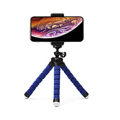 Extendable Folding Handheld Selfie Stick Tripod Bluetooth Remote Shutter Universal T16 for Vivo X90 Pro 5G Blue