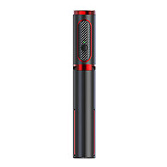 Extendable Folding Handheld Selfie Stick Tripod Bluetooth Remote Shutter Universal T27 for Vivo Y76s 5G Black