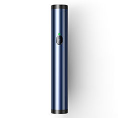 Extendable Folding Handheld Selfie Stick Tripod Bluetooth Remote Shutter Universal T31 for Vivo X80 Lite 5G Blue