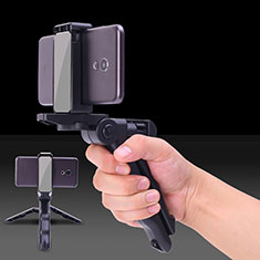 Extendable Folding Wired Handheld Selfie Stick Universal S21 for Oppo K3 Black
