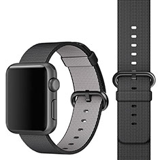 Fabric Bracelet Band Strap for Apple iWatch 3 38mm Black
